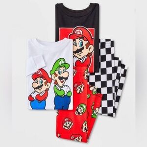 NWT Mario 4pc PJ Set Size 5T